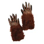 Braune Werwolfhände | Braune Werwolf-Handschuhe - carnivalstore.de