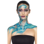 Flüssiger Latex Topf und Schwamm |  Make Up Fx Turquoise Liquid Latex Kit - carnivalstore.de
