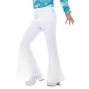 Herren Schlaghose, Weiß | Flared Trousers, Mens - carnivalstore.de