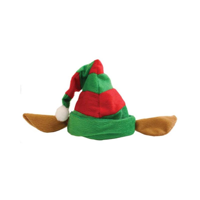 Peluche pour animaux de compagnie - Chapeau d'elfe de chien moyen - carnivalstore.de