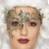 Deluxe Metall Filigran Half Eye Maske | Deluxe Metal Filigree Half Eyemask - carnivalstore.de