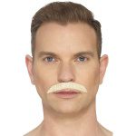 Ikonischer Rockstar Schnurrbart | Ikonischer Rockstar Moustache Blonde Handknoten - carnivalstore.de