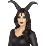 Dämonischen Hörner, Königin auf, Kopfband|Demonic Queen Horns, on Headband - carnivalstore.de