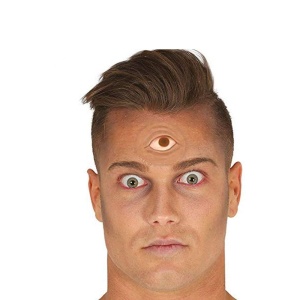 Trucco Terzo Augen mit Klebestift | Third Eye Scar Latex mit Kleber - carnivalstore.de