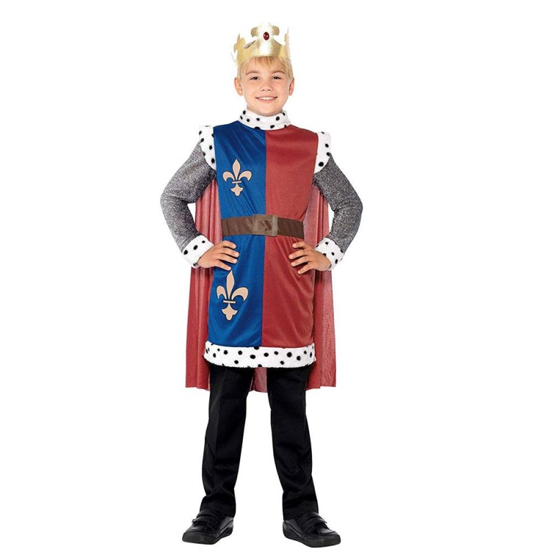 Kinder King Arthur Kostüm | Srednjovjekovni kostim kralja Artura za djecu - carnivalstore.de