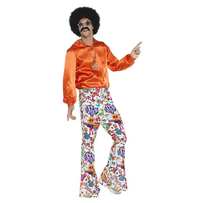 Herren 60er Jahre Groovy Schlaghose | Pantalon évasé Groovy des années 60 - carnivalstore.de