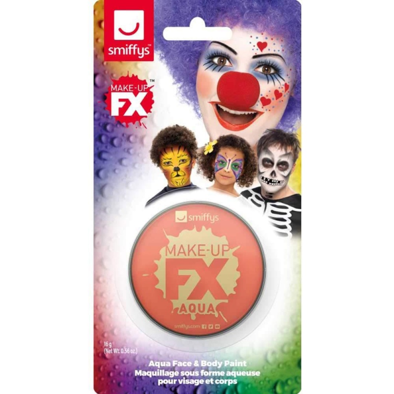 Maquiagem unissex Gesichtswasser und Körperfarbe | Make Up Fx On Display Card Orange - carnavalstore.de
