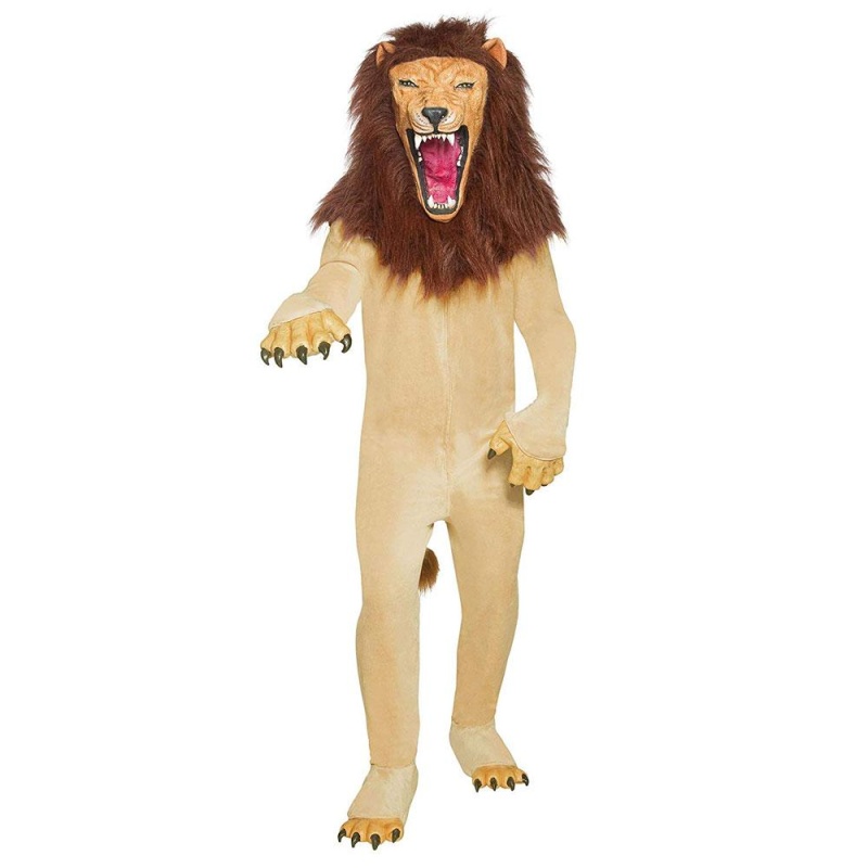Herren Böser Zirkuslöwe Kostüm | Deluxe Lion Costume - carnivalstore.de