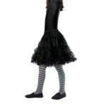 Kinder Mädchen Hexen Strumpfhose Lila und Grün | Wicked Witch Panty Kind Groen & Paars - carnavalstore.de