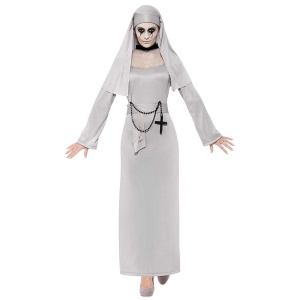Gothic Nonne Kostüm mit Dress und Kopfstück | Kostüm Gothic-Nonne - carnivalstore.de