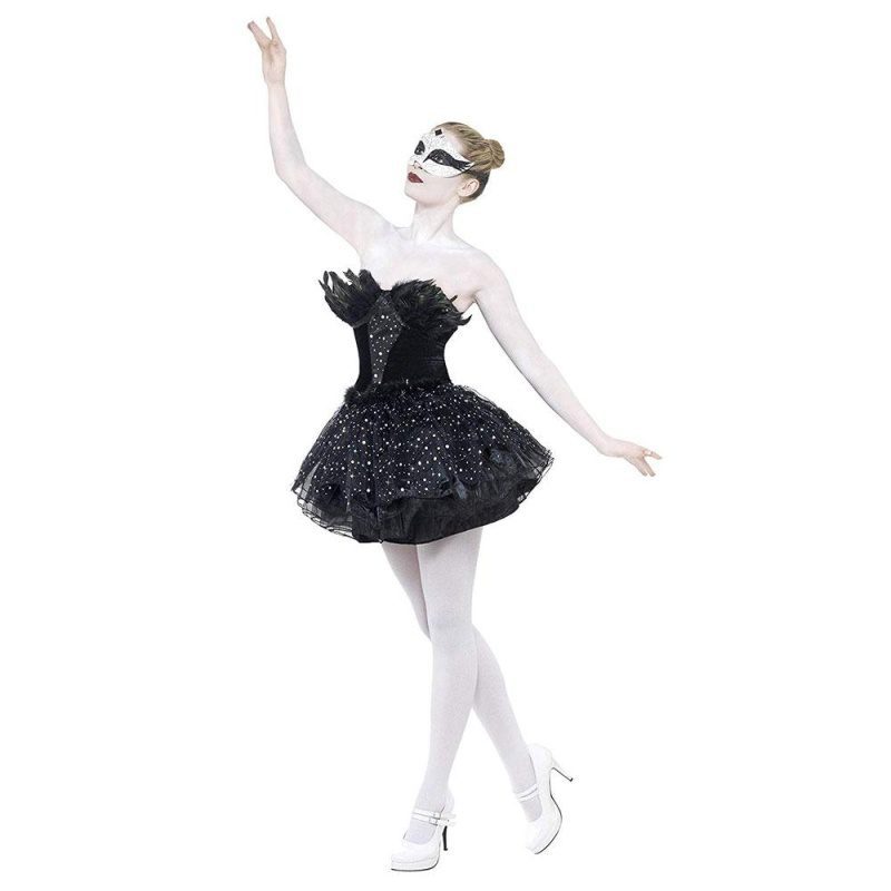 Karnevalskostüm Gothic-Schwan | Gotesch Swan Masquerade Kostüm - carnivalstore.de