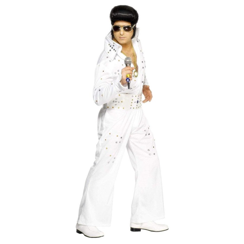 Elvis Presley Kostüm für Herren | Elvio kostiumas, kombinezonas ir diržas – carnivalstore.de