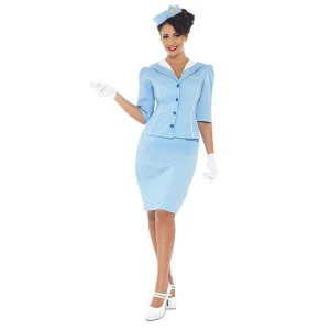 Stewardesa Damen Kostüm | Costum de gazdă a aerului - carnivalstore.de
