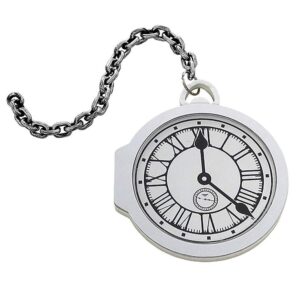 Übergroße Taschenuhr | Ρολόι τσέπης μεγάλου μεγέθους White Eva - carnivalstore.de