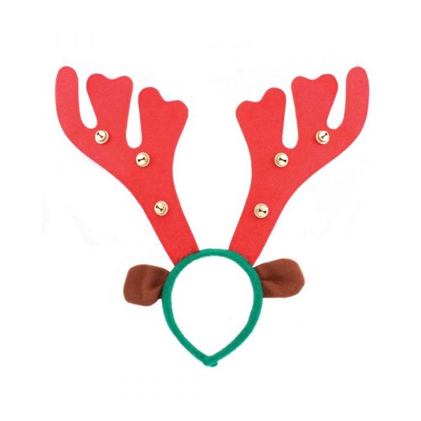 Headband - Reindeer Antlers With Bells - carnivalstore.de