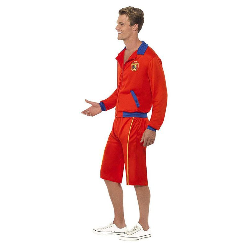 Herren Baywatch Strand Rettungsschwimmer Kostüm | Baywatch Beach Herren Rettungsschwimmer Kostüm - carnivalstore.de