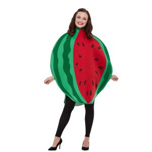 Wassermelonenkostüm | Arbuusi kostüüm punane roheline Tabardiga - carnivalstore.de