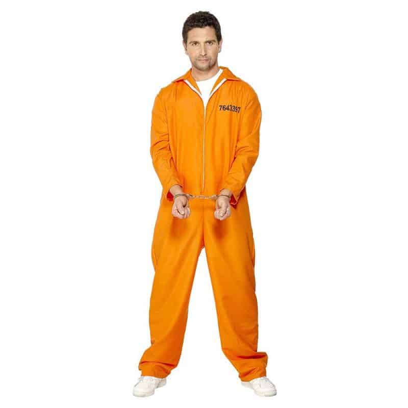 Herren Entflohener Häftling Kostüm | Escaped Prisoner Costume - carnivalstore.de