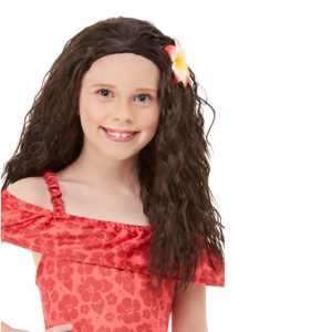 Perücke für Mädchen, hawaiianische Prinzessin | Girls Hawaiian Princess Wig - carnivalstore.de