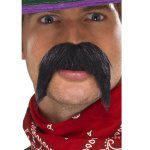 Gros et touffu Gringo Tash Schwarz | Big Bushy Gringo Tash Noir - carnivalstore.de