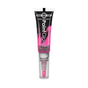 Gesichtsfarbe UV Neon PRO mit Pinsel 13 ml - ροζ "UV pink" | Βαφή προσώπου UV neon PRO με πινέλο 13 ml - ροζ "UV pink" - carnivalstore.de