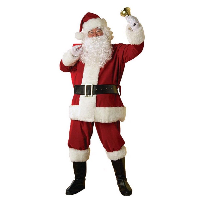 Rubi Plüsch Santa Anzug | Costume de Père Noël en peluche Rubi - carnivalstore.de