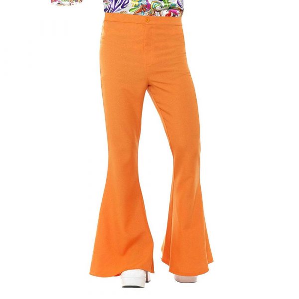 Herren Schlaghose, Orange | Flared Trousers Mens Orange - carnivalstore.de