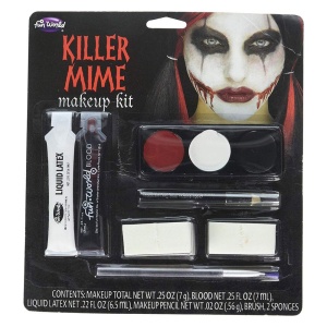Kit de maquiagem Killer Mime | Maquiagem Killer Mime - carnavalstore.de