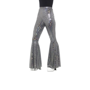Damen Schlaghose, Silber | Flared Trousers, Ladies - carnivalstore.de