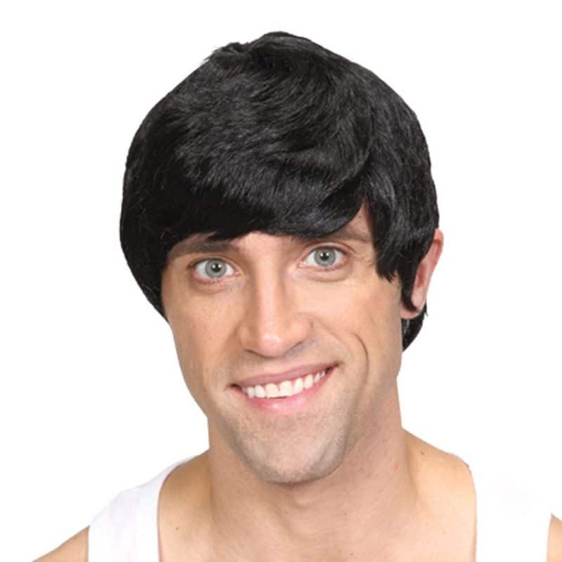 Cool Guy Wig - Sort - carnivalstore.de