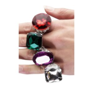 Diverse ringen, veelkleurig - carnavalstore.de