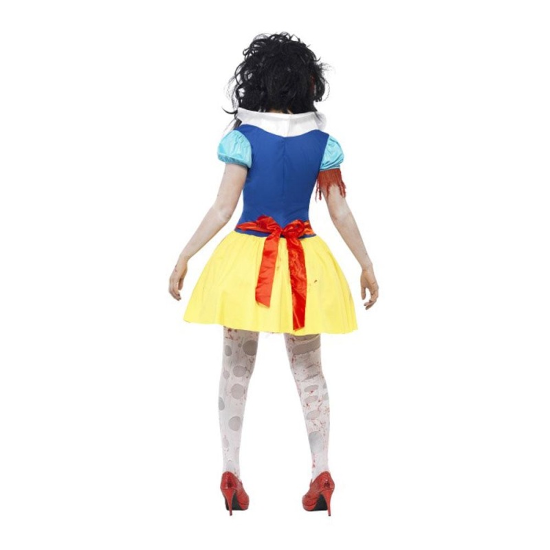 Damen Zombie-Snow Fright Kostüm | Zombie Snow White Kostüm - carnivalstore.de