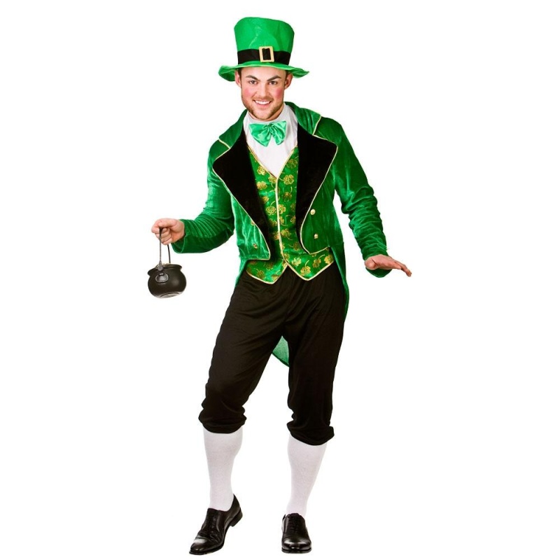 Mens Green Irish Kostüm Leprechaun Deluxe | Deluxe Leprechaun Costume - Carnival Store GmbH