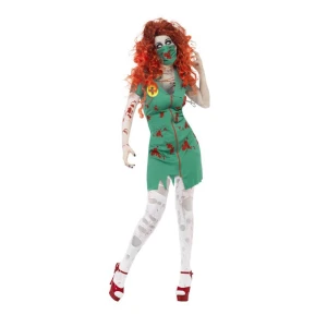 Damen Zombie-OP Schwester Kostüm | Zombie Scrub Verpleegster Kostuum - carnavalstore.de