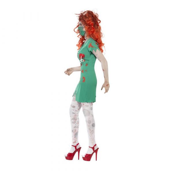Damen Zombie-OP Schwester Kostüm | Zombie Scrub Nurse Costume - carnivalstore.de