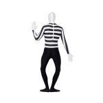 Herren Second Skin Pantomime Kostüm | Mime Second Skin Suit - Carnivalstore.de