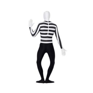 Herren Second Skin Pantomīma Kostüm | Mime Second Skin Suit - carnivalstore.de