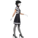 Pantomiim Kostüm für Frauen | Lady Mime Artisti kostüüm – carnivalstore.de