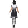 Pantomime Kostüm für Frauen | Lady Mime Artist Costume - carnivalstore.de