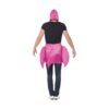 Flamingo Costume, Pink, One Piece Padded Body with Attached Neck & Hood - carnivalstore.de