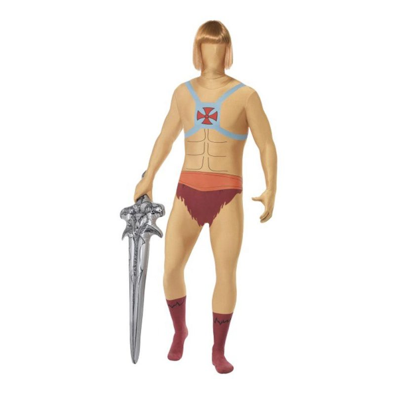 He-Man Second Skin, met heuptasje, verborgen gulp en opening onder de kin - carnavalstore.de