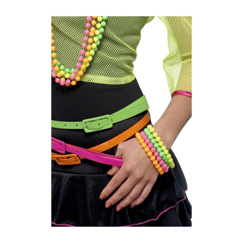 Beaded Bracelets, Neon - carnivalstore.de