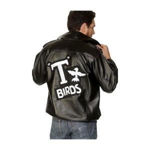 T-Bird ar izšūtu logotipu jaka, melna - carnivalstore.de
