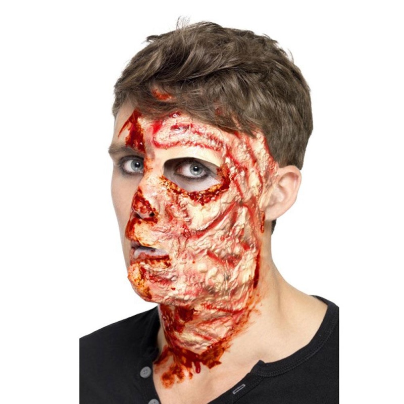 Burnt Face Scar, Latex, with Adhesive - carnivalstore.de