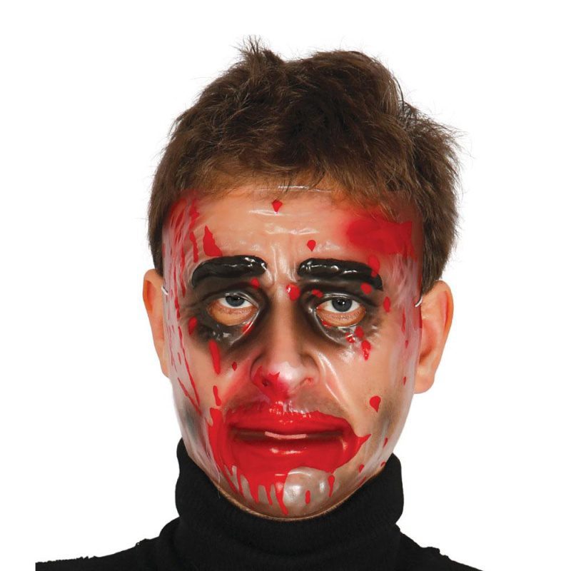 Durchsichtige Maske Mann mit Blut | Prozorni moški s krvavo masko - carnivalstore.de