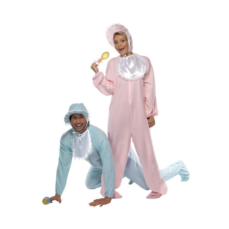 Costume pagliaccetto per neonato, Blu - carnivalstore.de