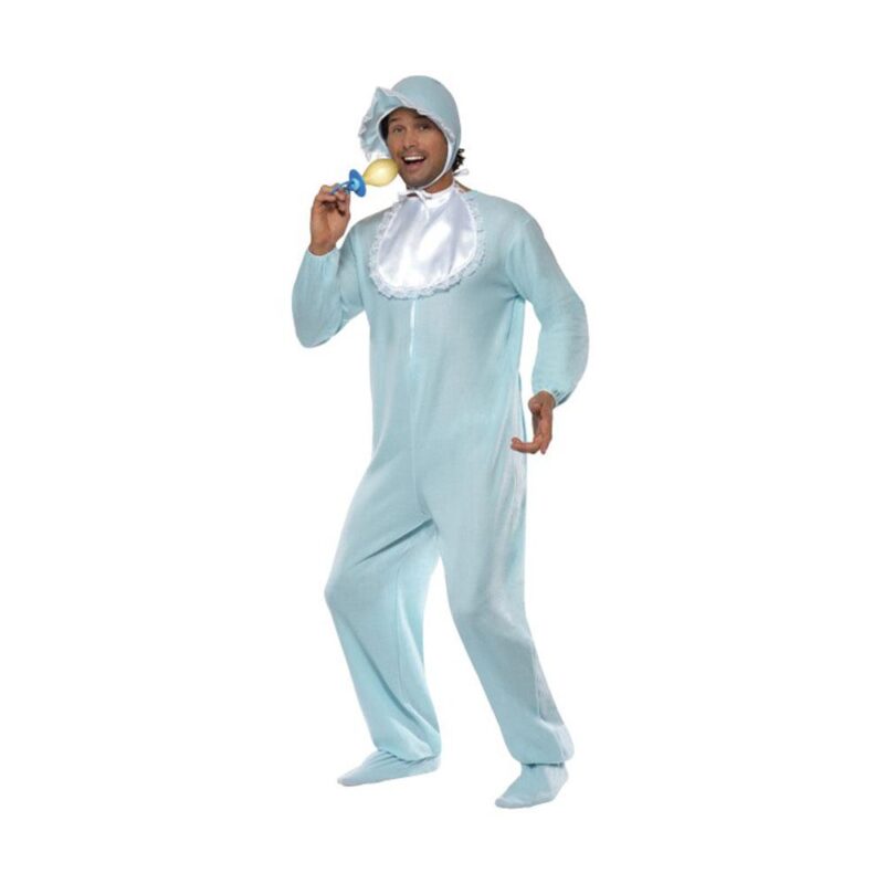 Costume pagliaccetto per neonato, Blu - carnivalstore.de