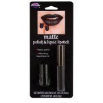 Matzwarte Lippenstift & Nagellak - carnavalstore.de