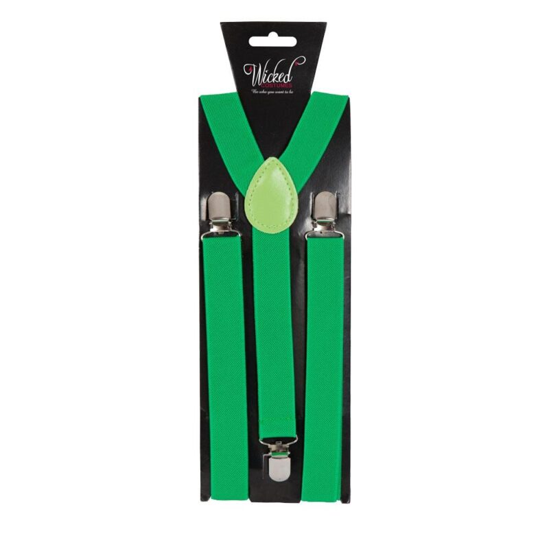 Elasticated Coloured Braces - Carnival Store GmbH