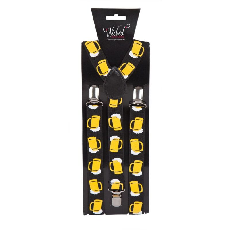 Elasticated Coloured Braces - Carnival Store GmbH